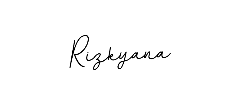 Once you've used our free online signature maker to create your best signature BallpointsItalic-DORy9 style, it's time to enjoy all of the benefits that Rizkyana name signing documents. Rizkyana signature style 11 images and pictures png