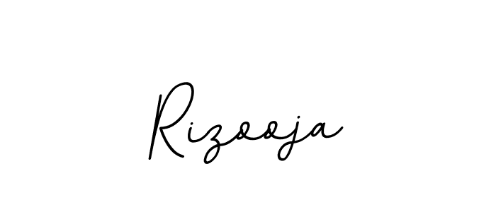 How to make Rizooja name signature. Use BallpointsItalic-DORy9 style for creating short signs online. This is the latest handwritten sign. Rizooja signature style 11 images and pictures png