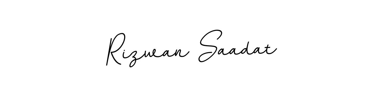 Create a beautiful signature design for name Rizwan Saadat. With this signature (BallpointsItalic-DORy9) fonts, you can make a handwritten signature for free. Rizwan Saadat signature style 11 images and pictures png