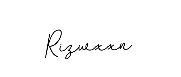 How to make Rizwxxn name signature. Use BallpointsItalic-DORy9 style for creating short signs online. This is the latest handwritten sign. Rizwxxn signature style 11 images and pictures png