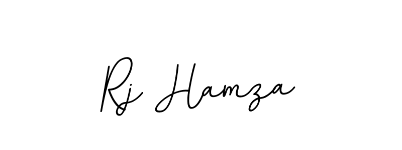 Rj Hamza stylish signature style. Best Handwritten Sign (BallpointsItalic-DORy9) for my name. Handwritten Signature Collection Ideas for my name Rj Hamza. Rj Hamza signature style 11 images and pictures png