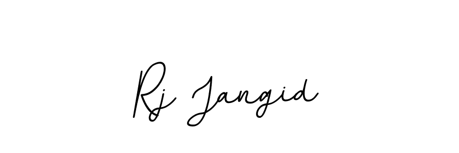 Rj Jangid stylish signature style. Best Handwritten Sign (BallpointsItalic-DORy9) for my name. Handwritten Signature Collection Ideas for my name Rj Jangid. Rj Jangid signature style 11 images and pictures png