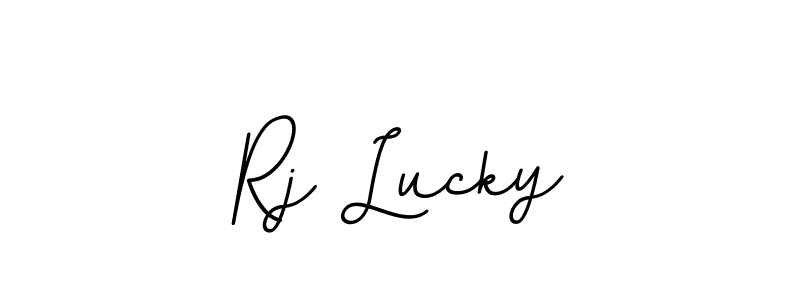 BallpointsItalic-DORy9 is a professional signature style that is perfect for those who want to add a touch of class to their signature. It is also a great choice for those who want to make their signature more unique. Get Rj Lucky name to fancy signature for free. Rj Lucky signature style 11 images and pictures png
