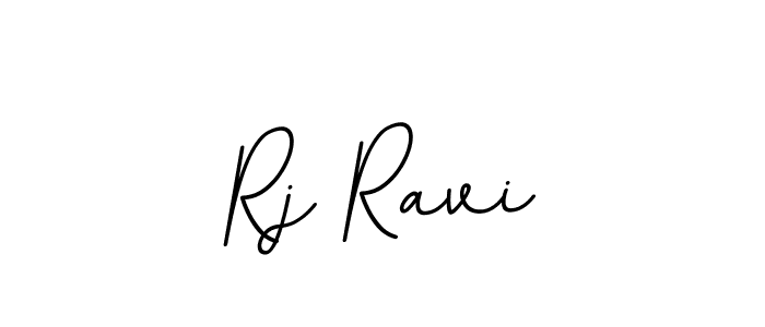Design your own signature with our free online signature maker. With this signature software, you can create a handwritten (BallpointsItalic-DORy9) signature for name Rj Ravi. Rj Ravi signature style 11 images and pictures png