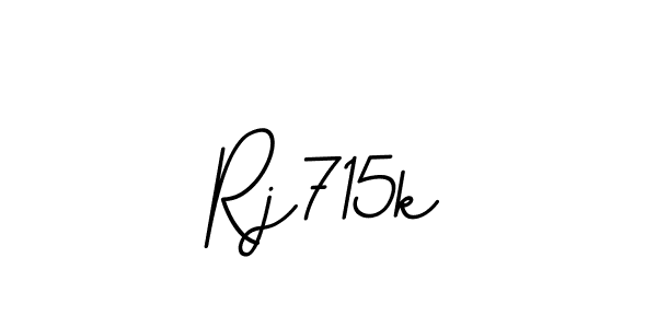 The best way (BallpointsItalic-DORy9) to make a short signature is to pick only two or three words in your name. The name Rj715k include a total of six letters. For converting this name. Rj715k signature style 11 images and pictures png