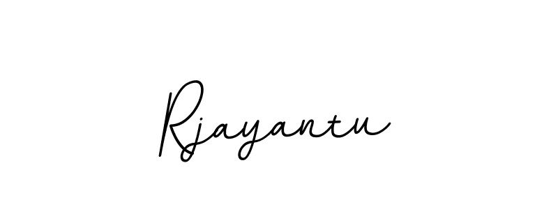 Make a beautiful signature design for name Rjayantu. With this signature (BallpointsItalic-DORy9) style, you can create a handwritten signature for free. Rjayantu signature style 11 images and pictures png