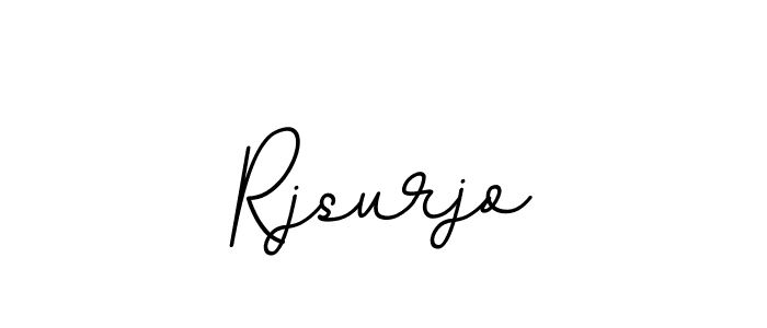 Rjsurjo stylish signature style. Best Handwritten Sign (BallpointsItalic-DORy9) for my name. Handwritten Signature Collection Ideas for my name Rjsurjo. Rjsurjo signature style 11 images and pictures png