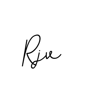 Make a beautiful signature design for name Rjv. With this signature (BallpointsItalic-DORy9) style, you can create a handwritten signature for free. Rjv signature style 11 images and pictures png
