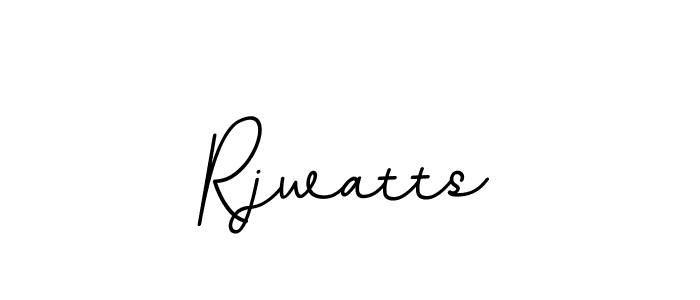 if you are searching for the best signature style for your name Rjwatts. so please give up your signature search. here we have designed multiple signature styles  using BallpointsItalic-DORy9. Rjwatts signature style 11 images and pictures png