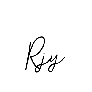 You should practise on your own different ways (BallpointsItalic-DORy9) to write your name (Rjy) in signature. don't let someone else do it for you. Rjy signature style 11 images and pictures png