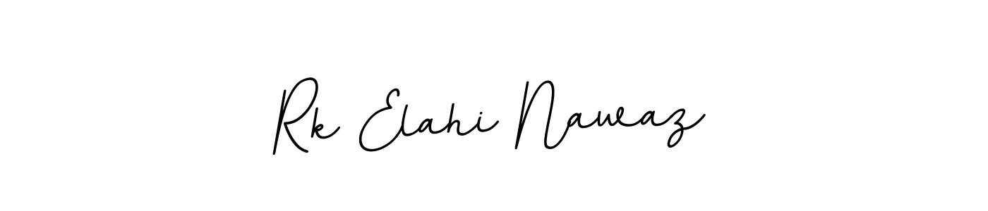 How to make Rk Elahi Nawaz name signature. Use BallpointsItalic-DORy9 style for creating short signs online. This is the latest handwritten sign. Rk Elahi Nawaz signature style 11 images and pictures png