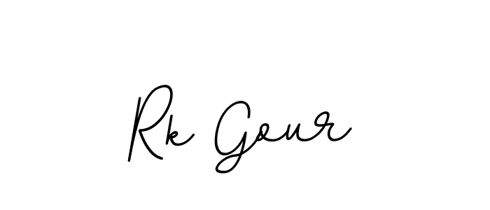 This is the best signature style for the Rk Gour name. Also you like these signature font (BallpointsItalic-DORy9). Mix name signature. Rk Gour signature style 11 images and pictures png