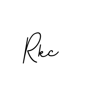 How to make Rkc name signature. Use BallpointsItalic-DORy9 style for creating short signs online. This is the latest handwritten sign. Rkc signature style 11 images and pictures png