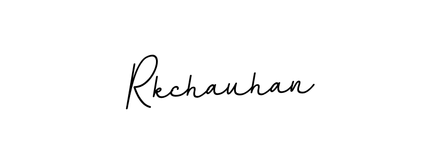 Use a signature maker to create a handwritten signature online. With this signature software, you can design (BallpointsItalic-DORy9) your own signature for name Rkchauhan. Rkchauhan signature style 11 images and pictures png