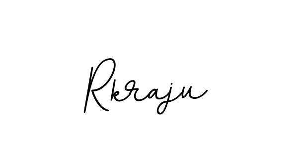 Use a signature maker to create a handwritten signature online. With this signature software, you can design (BallpointsItalic-DORy9) your own signature for name Rkraju. Rkraju signature style 11 images and pictures png