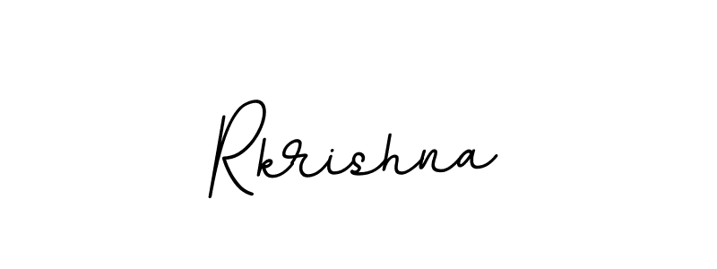 You should practise on your own different ways (BallpointsItalic-DORy9) to write your name (Rkrishna) in signature. don't let someone else do it for you. Rkrishna signature style 11 images and pictures png