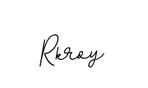 Design your own signature with our free online signature maker. With this signature software, you can create a handwritten (BallpointsItalic-DORy9) signature for name Rkroy. Rkroy signature style 11 images and pictures png