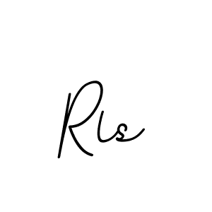 How to make Rls name signature. Use BallpointsItalic-DORy9 style for creating short signs online. This is the latest handwritten sign. Rls signature style 11 images and pictures png