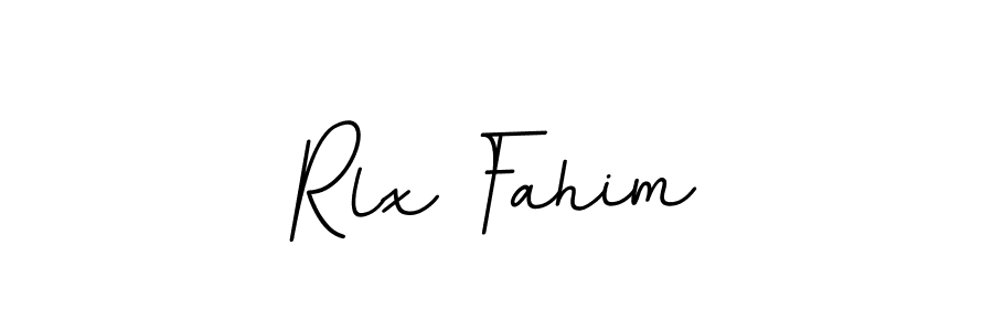 Use a signature maker to create a handwritten signature online. With this signature software, you can design (BallpointsItalic-DORy9) your own signature for name Rlx Fahim. Rlx Fahim signature style 11 images and pictures png