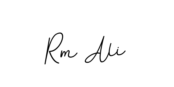 Make a beautiful signature design for name Rm Ali. With this signature (BallpointsItalic-DORy9) style, you can create a handwritten signature for free. Rm Ali signature style 11 images and pictures png