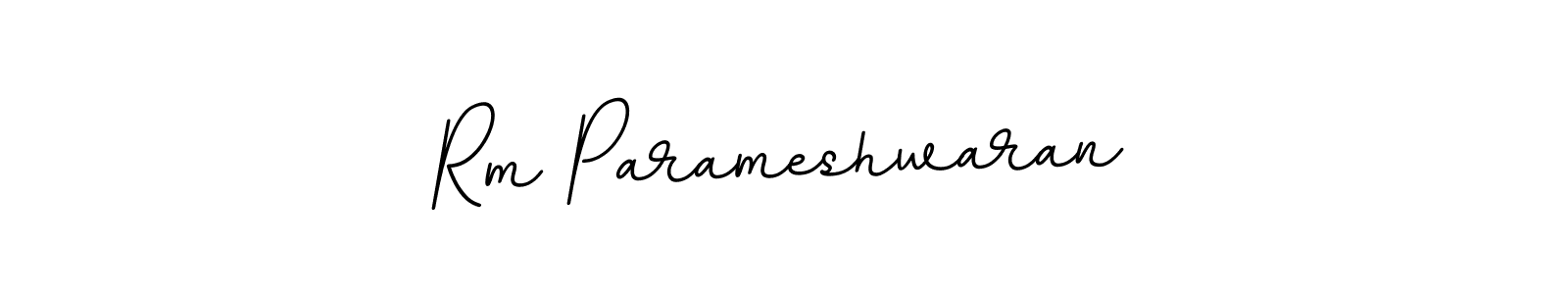 The best way (BallpointsItalic-DORy9) to make a short signature is to pick only two or three words in your name. The name Rm Parameshwaran include a total of six letters. For converting this name. Rm Parameshwaran signature style 11 images and pictures png