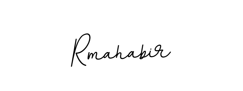 Use a signature maker to create a handwritten signature online. With this signature software, you can design (BallpointsItalic-DORy9) your own signature for name Rmahabir. Rmahabir signature style 11 images and pictures png