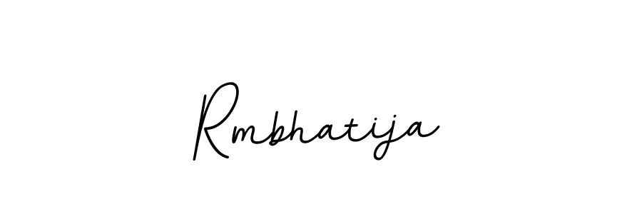 Also we have Rmbhatija name is the best signature style. Create professional handwritten signature collection using BallpointsItalic-DORy9 autograph style. Rmbhatija signature style 11 images and pictures png