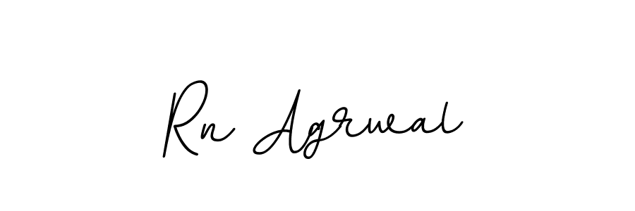 Use a signature maker to create a handwritten signature online. With this signature software, you can design (BallpointsItalic-DORy9) your own signature for name Rn Agrwal. Rn Agrwal signature style 11 images and pictures png