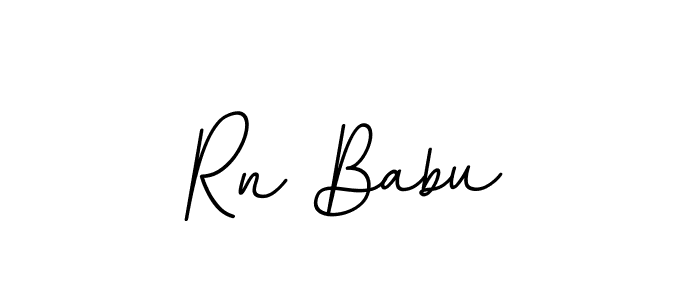 Rn Babu stylish signature style. Best Handwritten Sign (BallpointsItalic-DORy9) for my name. Handwritten Signature Collection Ideas for my name Rn Babu. Rn Babu signature style 11 images and pictures png