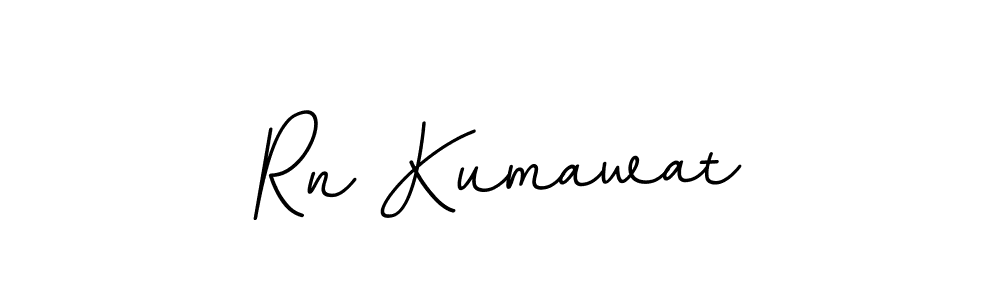 Design your own signature with our free online signature maker. With this signature software, you can create a handwritten (BallpointsItalic-DORy9) signature for name Rn Kumawat. Rn Kumawat signature style 11 images and pictures png