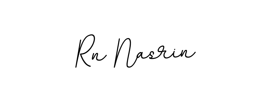 Design your own signature with our free online signature maker. With this signature software, you can create a handwritten (BallpointsItalic-DORy9) signature for name Rn Nasrin. Rn Nasrin signature style 11 images and pictures png