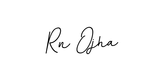 Create a beautiful signature design for name Rn Ojha. With this signature (BallpointsItalic-DORy9) fonts, you can make a handwritten signature for free. Rn Ojha signature style 11 images and pictures png