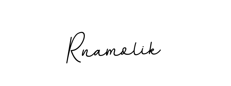 Design your own signature with our free online signature maker. With this signature software, you can create a handwritten (BallpointsItalic-DORy9) signature for name Rnamolik. Rnamolik signature style 11 images and pictures png