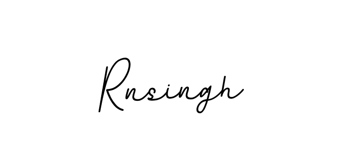 Design your own signature with our free online signature maker. With this signature software, you can create a handwritten (BallpointsItalic-DORy9) signature for name Rnsingh. Rnsingh signature style 11 images and pictures png