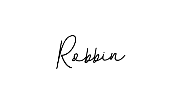 Design your own signature with our free online signature maker. With this signature software, you can create a handwritten (BallpointsItalic-DORy9) signature for name Robbin. Robbin signature style 11 images and pictures png