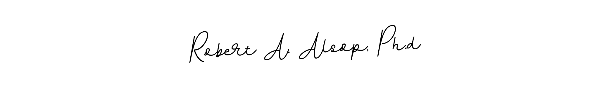 Robert A. Alsop, Ph.d stylish signature style. Best Handwritten Sign (BallpointsItalic-DORy9) for my name. Handwritten Signature Collection Ideas for my name Robert A. Alsop, Ph.d. Robert A. Alsop, Ph.d signature style 11 images and pictures png