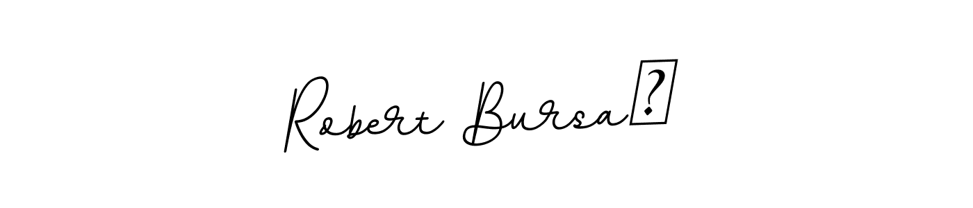 Robert Bursać stylish signature style. Best Handwritten Sign (BallpointsItalic-DORy9) for my name. Handwritten Signature Collection Ideas for my name Robert Bursać. Robert Bursać signature style 11 images and pictures png