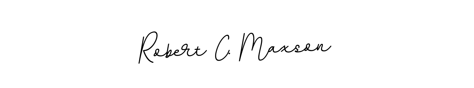 Make a beautiful signature design for name Robert C. Maxson. With this signature (BallpointsItalic-DORy9) style, you can create a handwritten signature for free. Robert C. Maxson signature style 11 images and pictures png