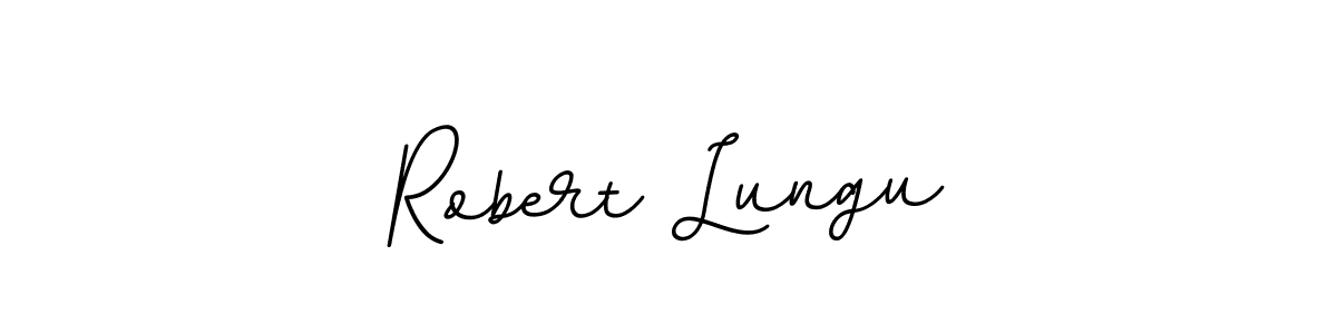 Use a signature maker to create a handwritten signature online. With this signature software, you can design (BallpointsItalic-DORy9) your own signature for name Robert Lungu. Robert Lungu signature style 11 images and pictures png