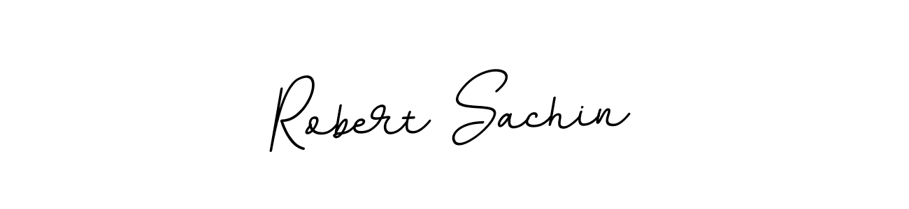 You should practise on your own different ways (BallpointsItalic-DORy9) to write your name (Robert Sachin) in signature. don't let someone else do it for you. Robert Sachin signature style 11 images and pictures png