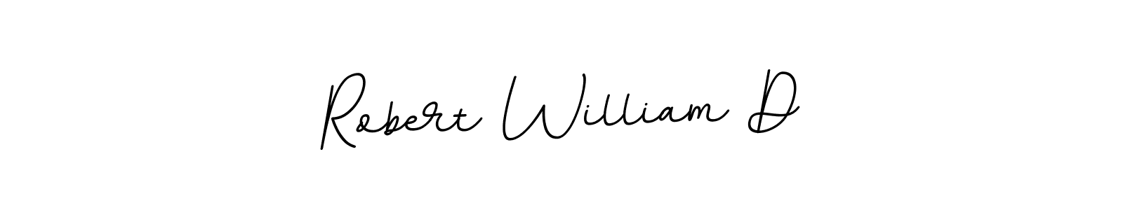 This is the best signature style for the Robert William D name. Also you like these signature font (BallpointsItalic-DORy9). Mix name signature. Robert William D signature style 11 images and pictures png