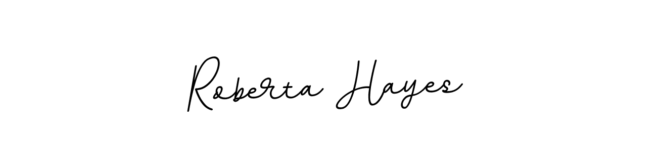 Design your own signature with our free online signature maker. With this signature software, you can create a handwritten (BallpointsItalic-DORy9) signature for name Roberta Hayes. Roberta Hayes signature style 11 images and pictures png