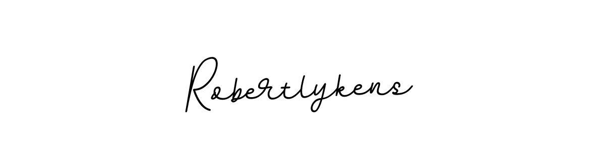 Create a beautiful signature design for name Robertlykens. With this signature (BallpointsItalic-DORy9) fonts, you can make a handwritten signature for free. Robertlykens signature style 11 images and pictures png