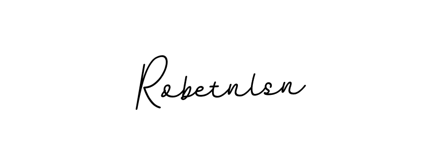 How to make Robetnlsn name signature. Use BallpointsItalic-DORy9 style for creating short signs online. This is the latest handwritten sign. Robetnlsn signature style 11 images and pictures png