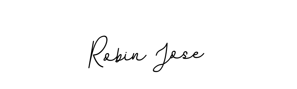 The best way (BallpointsItalic-DORy9) to make a short signature is to pick only two or three words in your name. The name Robin Jose include a total of six letters. For converting this name. Robin Jose signature style 11 images and pictures png