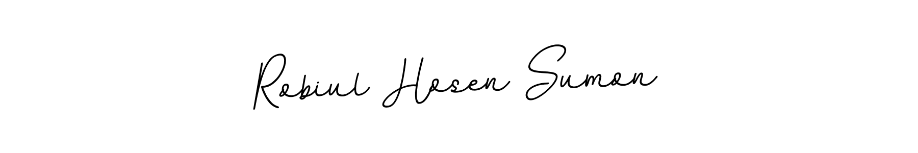 Robiul Hosen Sumon stylish signature style. Best Handwritten Sign (BallpointsItalic-DORy9) for my name. Handwritten Signature Collection Ideas for my name Robiul Hosen Sumon. Robiul Hosen Sumon signature style 11 images and pictures png