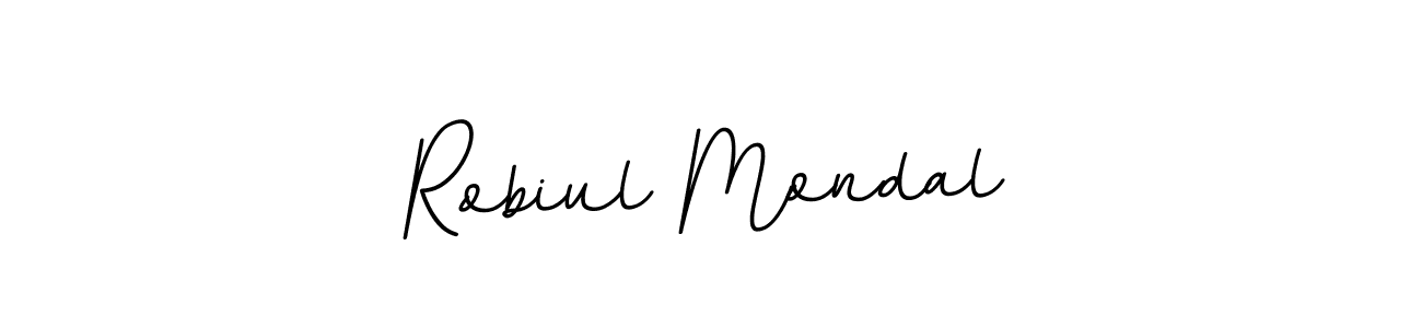 This is the best signature style for the Robiul Mondal name. Also you like these signature font (BallpointsItalic-DORy9). Mix name signature. Robiul Mondal signature style 11 images and pictures png