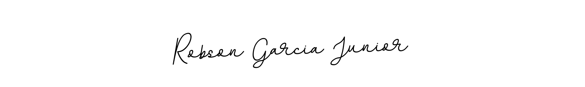 You should practise on your own different ways (BallpointsItalic-DORy9) to write your name (Robson Garcia Junior) in signature. don't let someone else do it for you. Robson Garcia Junior signature style 11 images and pictures png