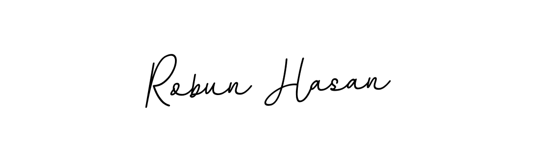 How to make Robun Hasan signature? BallpointsItalic-DORy9 is a professional autograph style. Create handwritten signature for Robun Hasan name. Robun Hasan signature style 11 images and pictures png