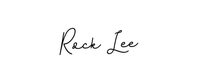 How to make Rock Lee name signature. Use BallpointsItalic-DORy9 style for creating short signs online. This is the latest handwritten sign. Rock Lee signature style 11 images and pictures png